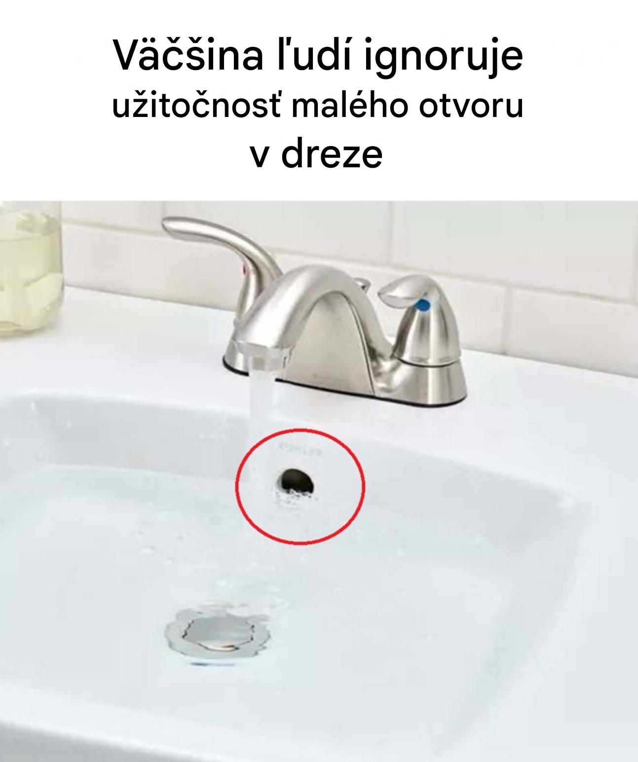 Nečakaný trik tejto malej dierky ukrytej pod drezom