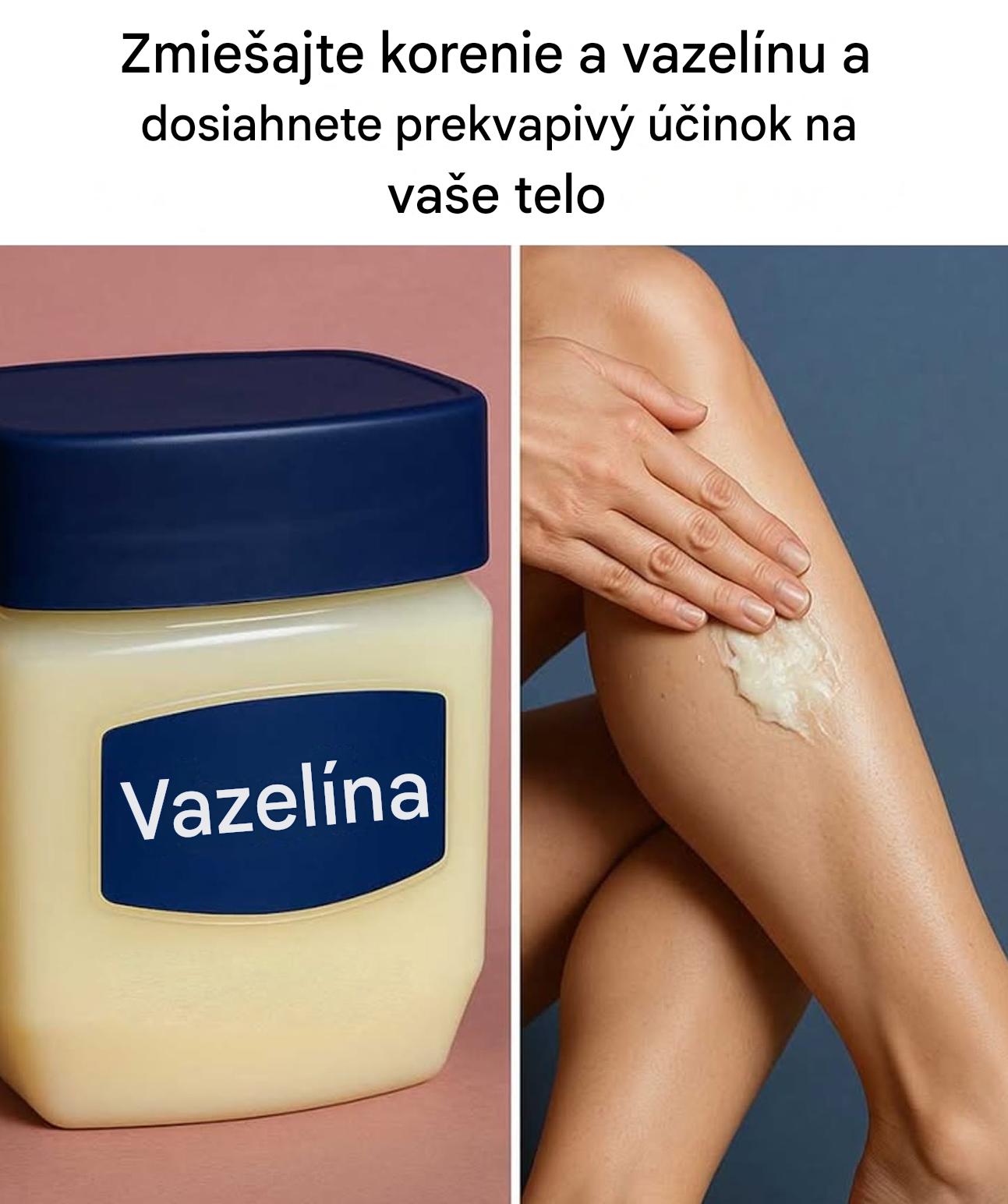 Nezvyčajný liek: kombinácia feferónky a vazelíny na upokojenie bolestí