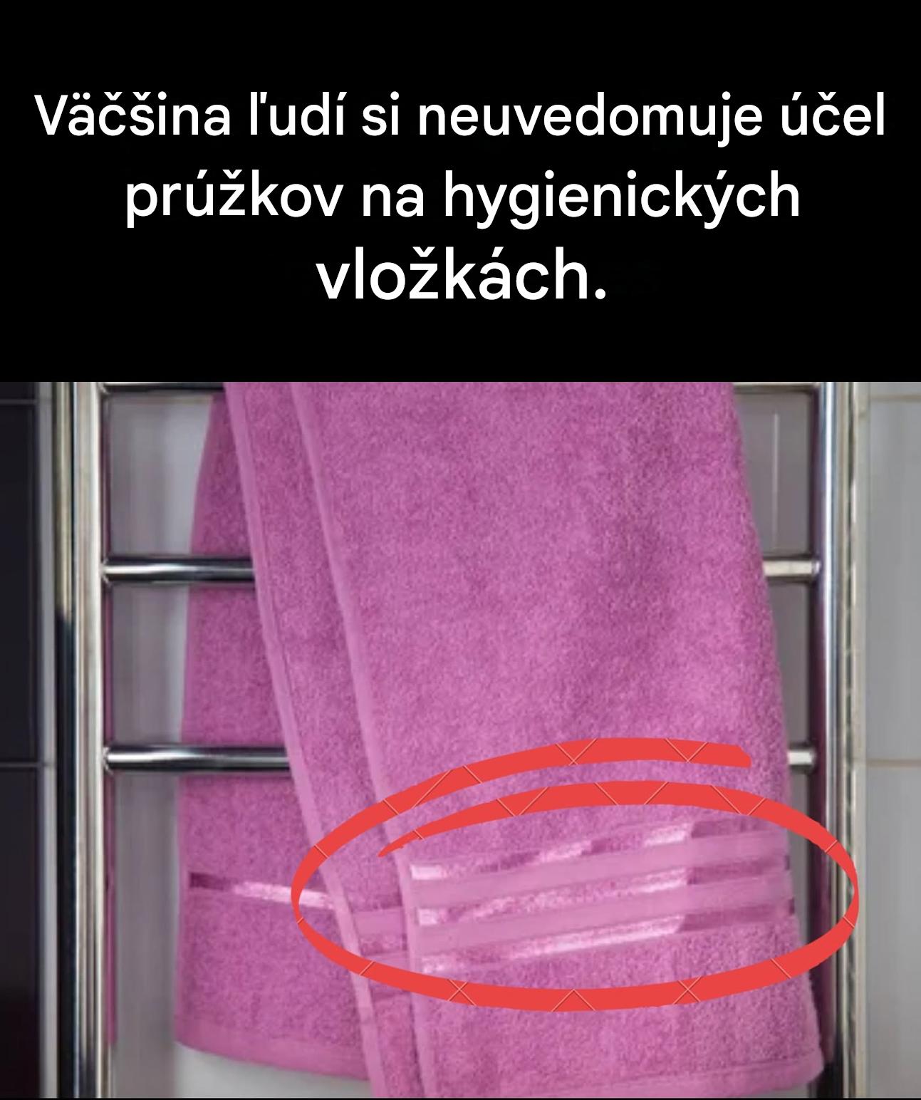 Nečakaný trik s osuškami: aký je skutočný účel tohto malého, diskrétneho prúžku?