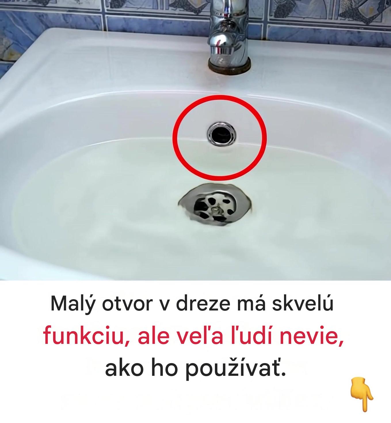 Záhadný otvor vo vašom dreze: odhalená jeho neočakávaná funkcia