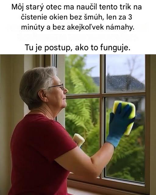 Dokonalá technika pre žiarivé okná bez jediného škrabanca.