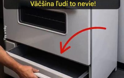 Neočakávaná výhoda priehradky skrytej pod sporákom