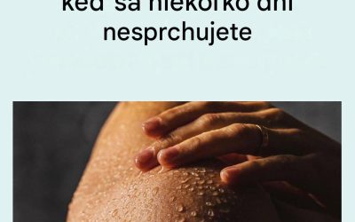 Čo sa stane s vaším telom, keď sa niekoľko dní nesprchujete