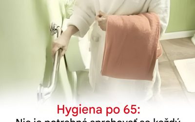 Ako môže každodenné sprchovanie po 65. roku života spôsobiť viac škody ako úžitku