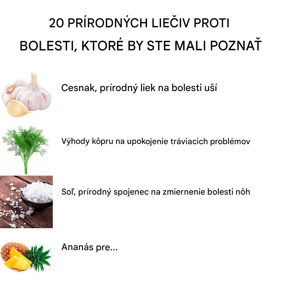 20 prírodných riešení na zmiernenie každodenných bolestí a bolesti