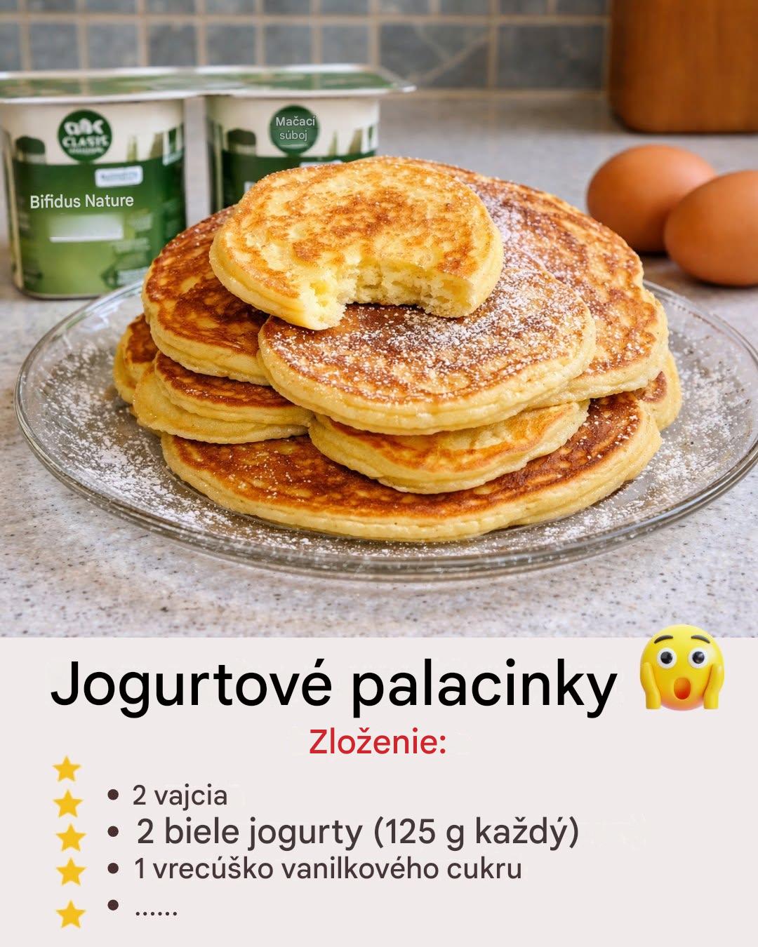 Ako pripraviť dokonalé a nadýchané jogurtové palacinky