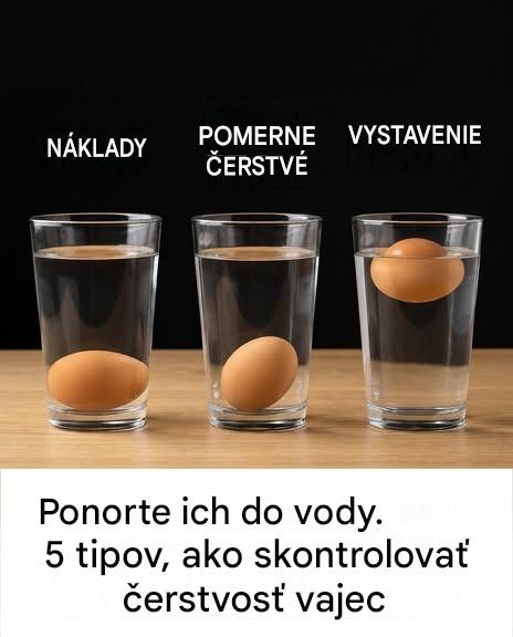 5 spôsobov, ako skontrolovať čerstvosť vajec