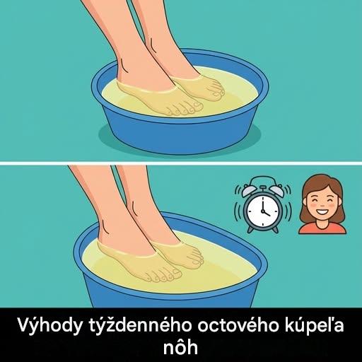 Týždenný rituál s jablčným octom pre upokojené a zdravé nohy