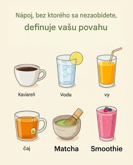 Váš obľúbený nápoj o vás veľa hovorí: zistite, čo prezrádza váš výber