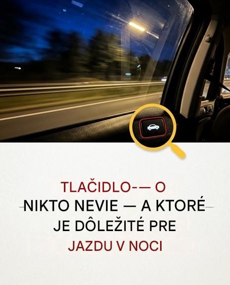 Užitočná automobilová funkcia, ktorá môže zlepšiť viditeľnosť pri jazde v noci