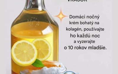 Domáci nočný krém pre žiarivú pleť, realistická verzia