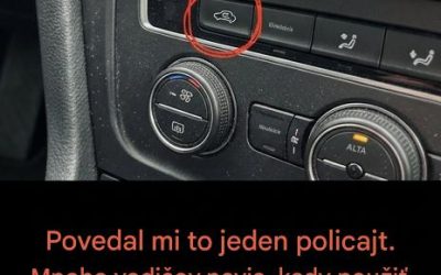 Skrytá úloha tlačidla recirkulácie vzduchu vo vašom zážitku z jazdy