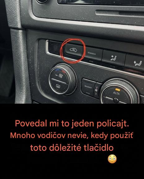 Skrytá úloha tlačidla recirkulácie vzduchu vo vašom zážitku z jazdy