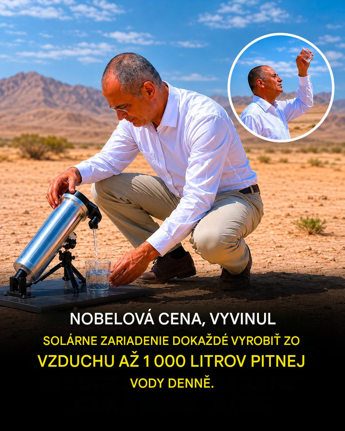 Zo vzduchu do vody: vedecká revolúcia Omara Yaghiho, nositeľa Nobelovej ceny za chémiu