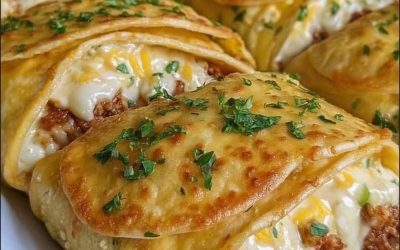 Recept na plnené syrové vreckové tacos