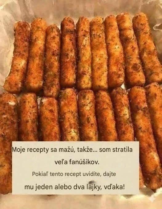 “Môj syn a manžel toto pomenovali ako jeho novú obľúbenú večeru. Povedala