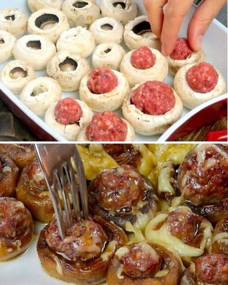 Plnené hubové guľky: jednoduchý recept na rýchlu a chutnú večeru