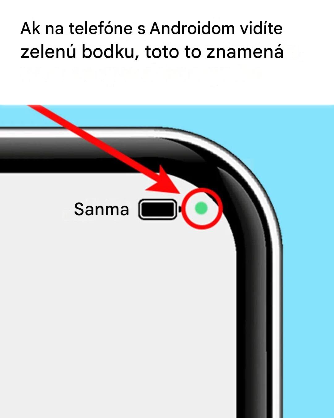 Záhada zelenej bodky na obrazovke vášho systému Android: tento signál vás chráni bez toho, aby ste o tom vedeli.