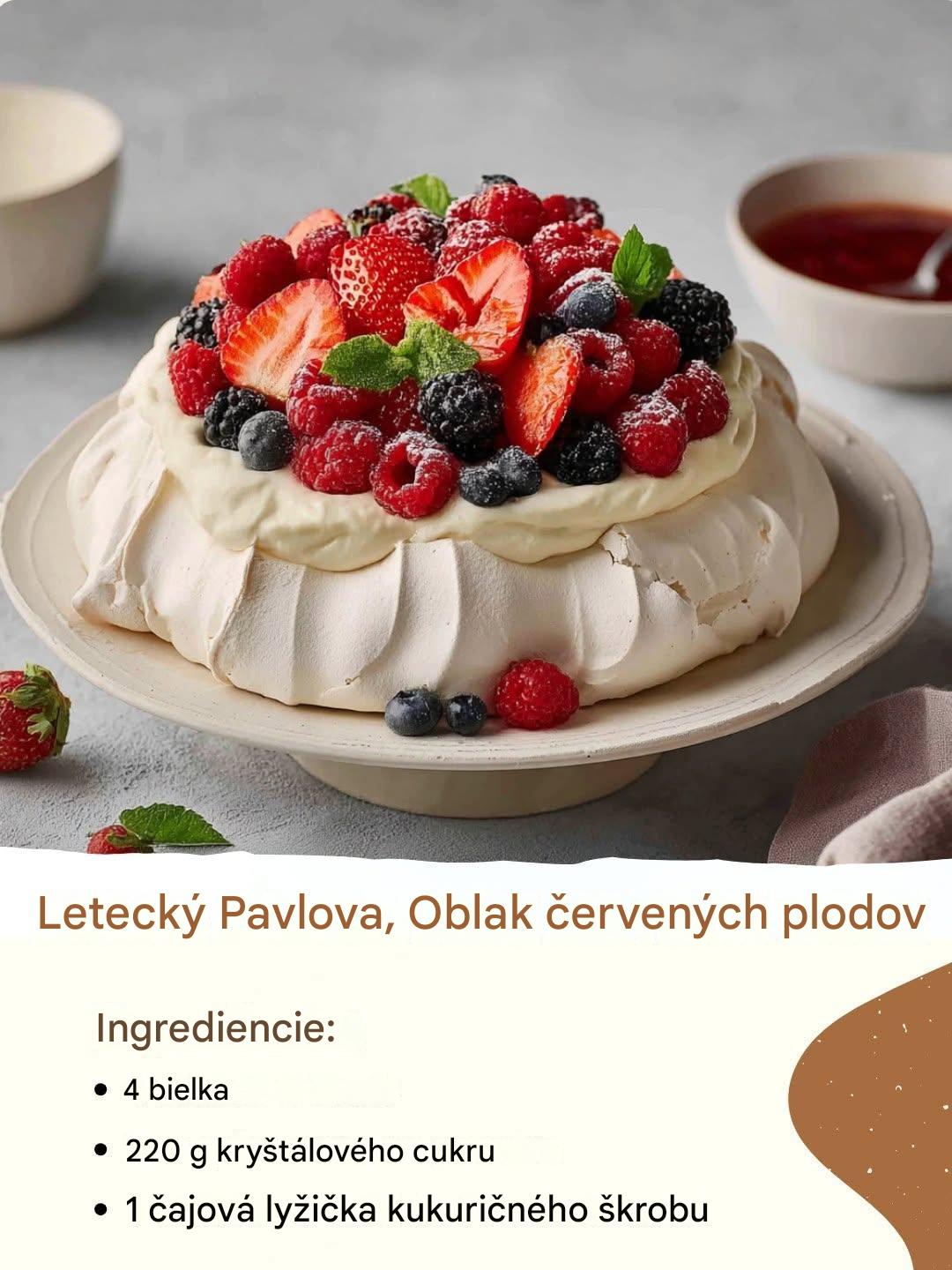 Vzdušný Pavlovský oblak s červenými bobuľami