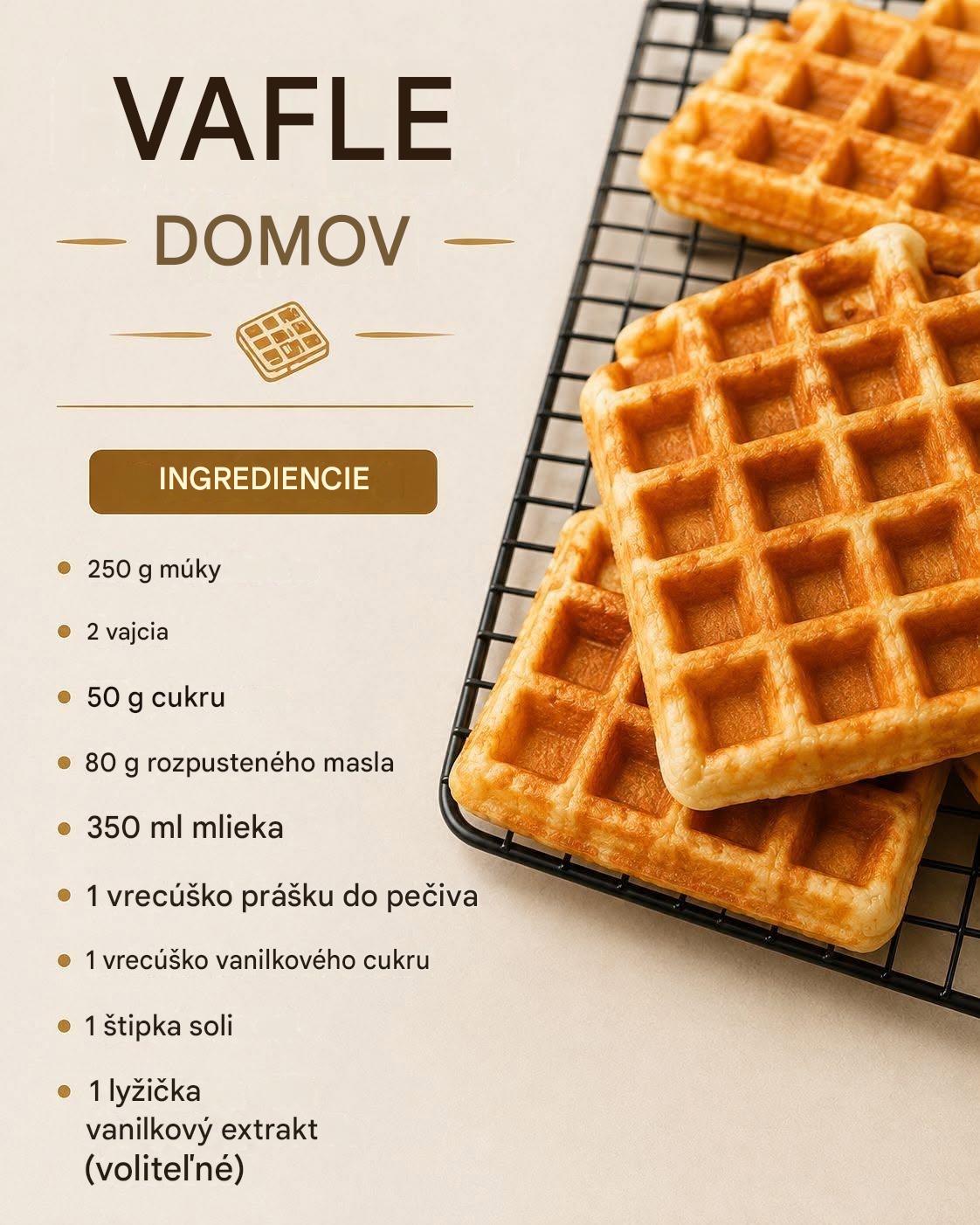 Domáce vafle🧇✨