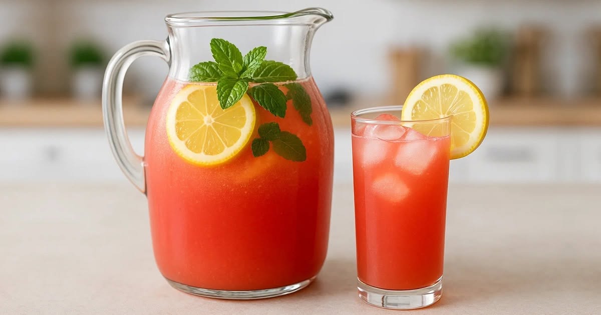 Melónová limonáda: lahodný nápoj bohatý na vitamín C a antioxidanty
