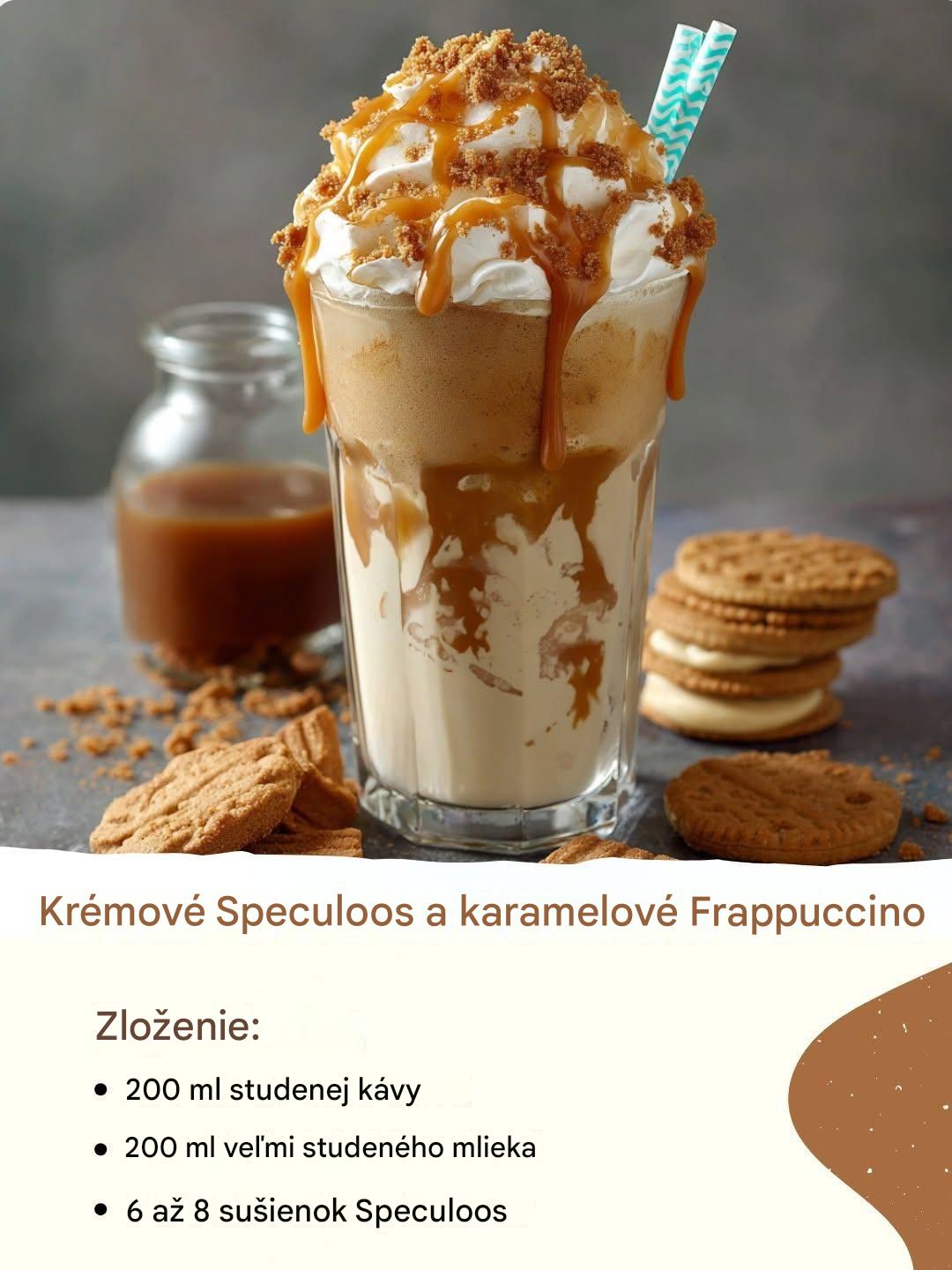 Krémové Frappuccino so Speculoos a karamelom