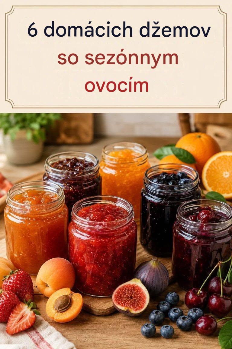 Príprava domácich džemov je skvelý spôsob, ako si zachovať sezónne ovocie a vychutnať si jednoduché chute na raňajky.