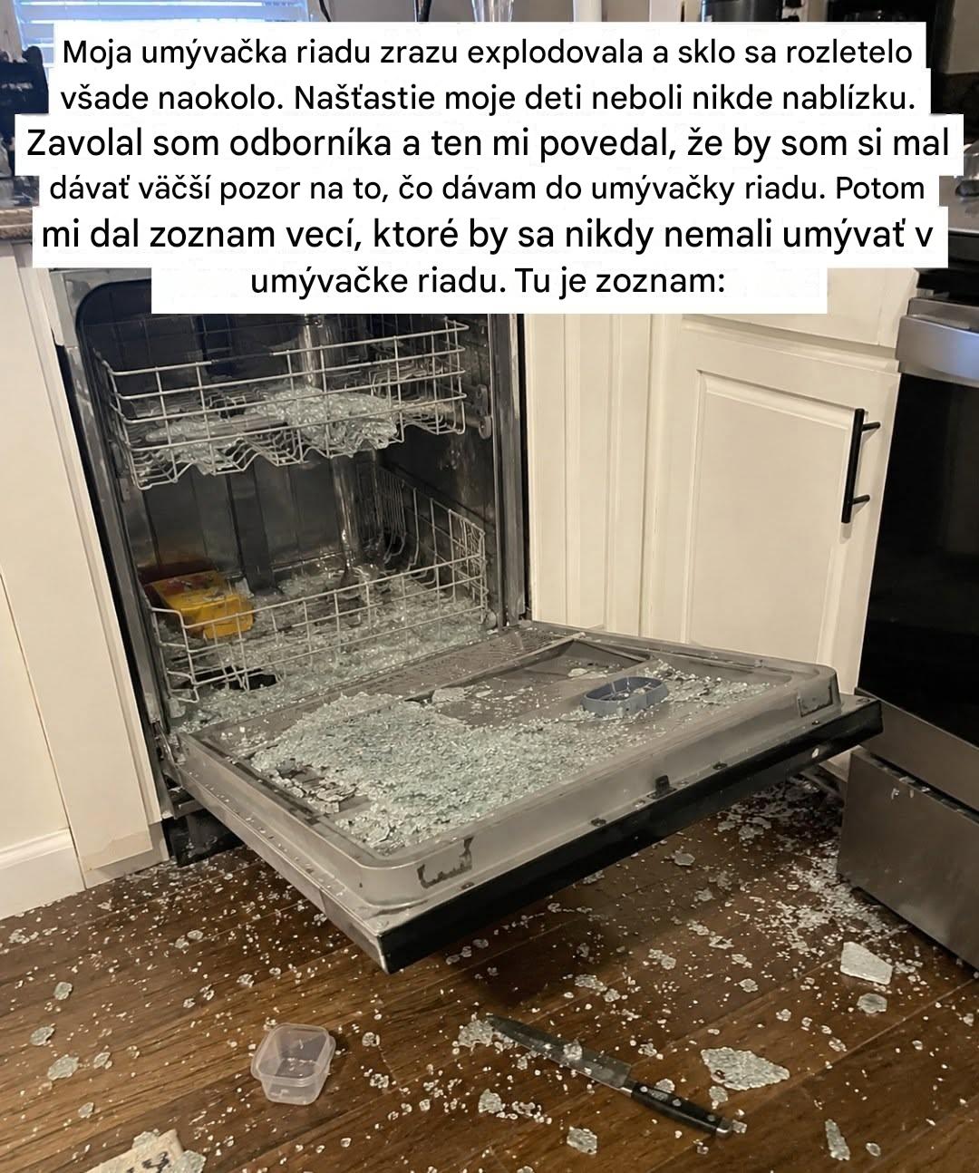 8 vecí, ktoré by ste absolútne nemali dávať do umývačky riadu (a prečo)