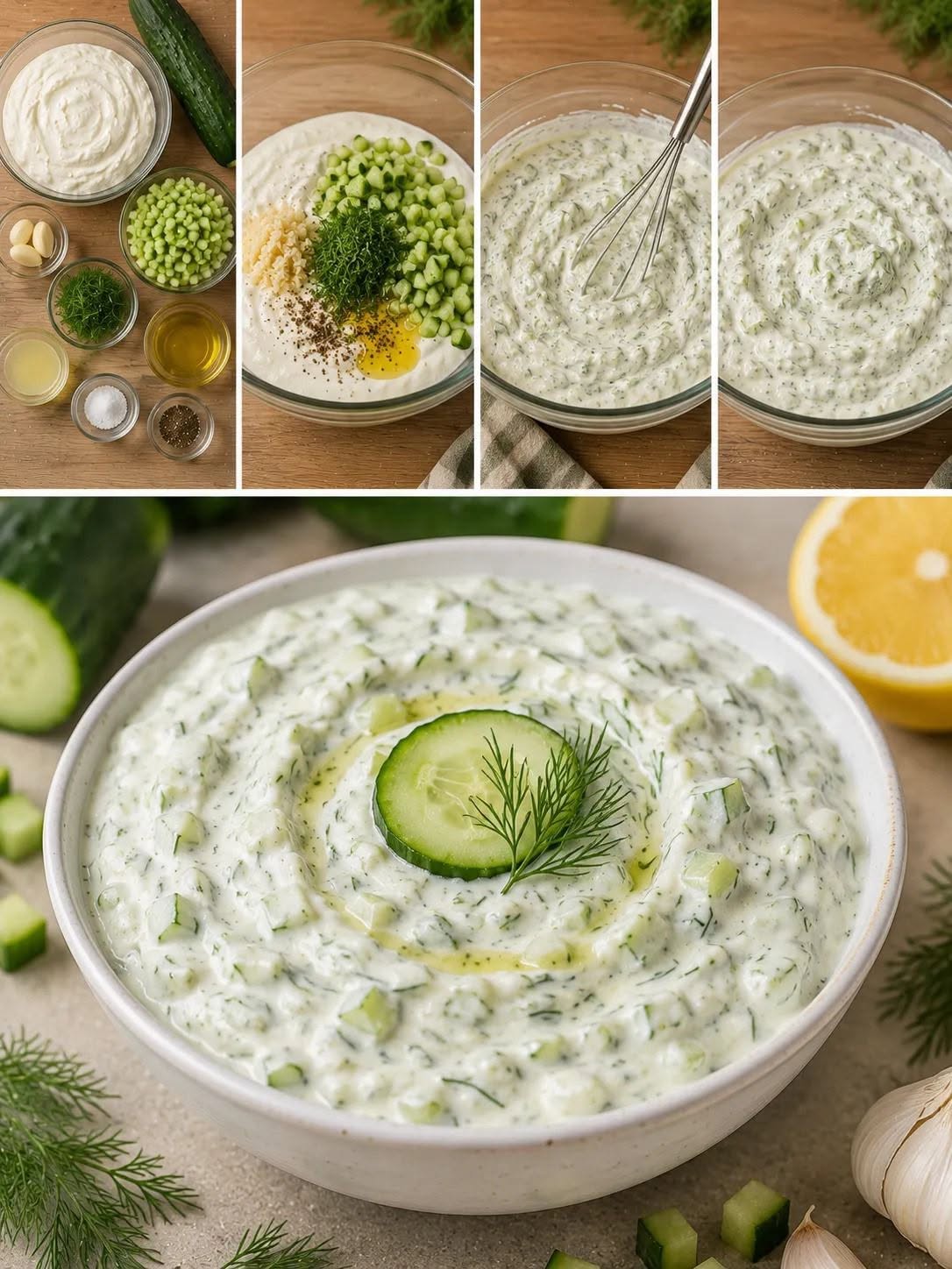 Autentické grécke tzatziki s uhorkou a kôprom