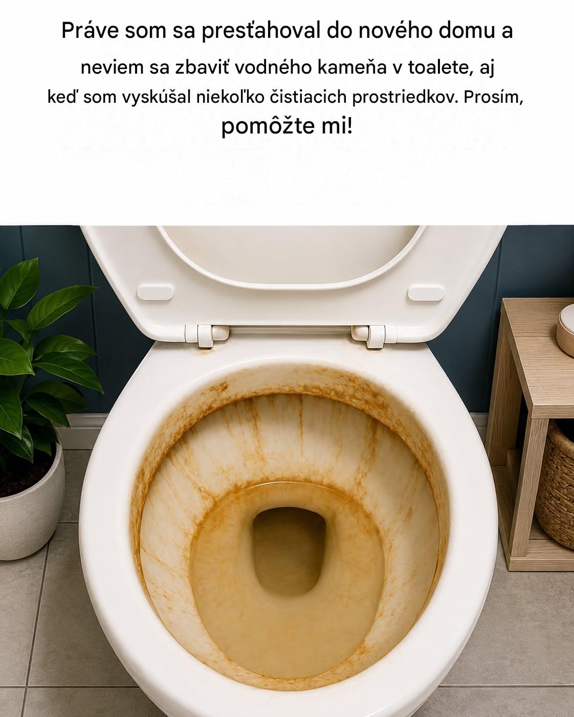 Ako sa natrvalo zbaviť vodného kameňa v toaletách?