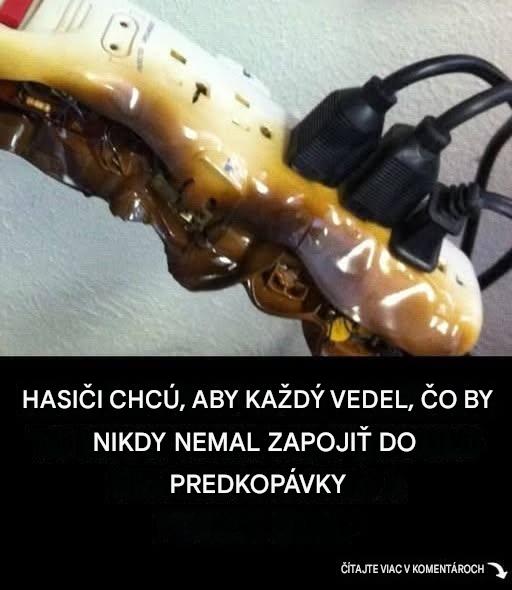 Veci, ktoré by ste nikdy nemali zapojiť do predlžovacej zásuvky
