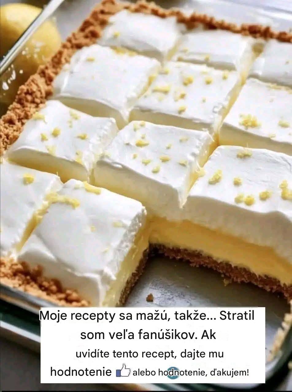 Jednoduchý citrónový dezert z mrazenej krabičky