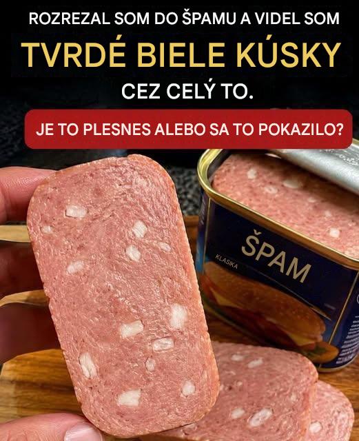 Čo sú tie biele kúsky v spame vlastne?