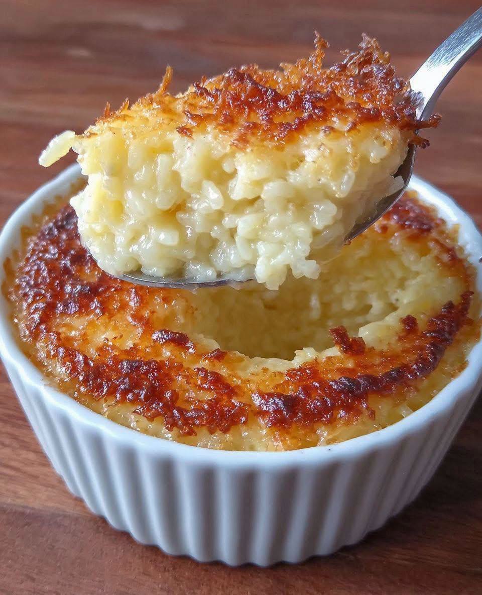 Staromódny ryžový puding