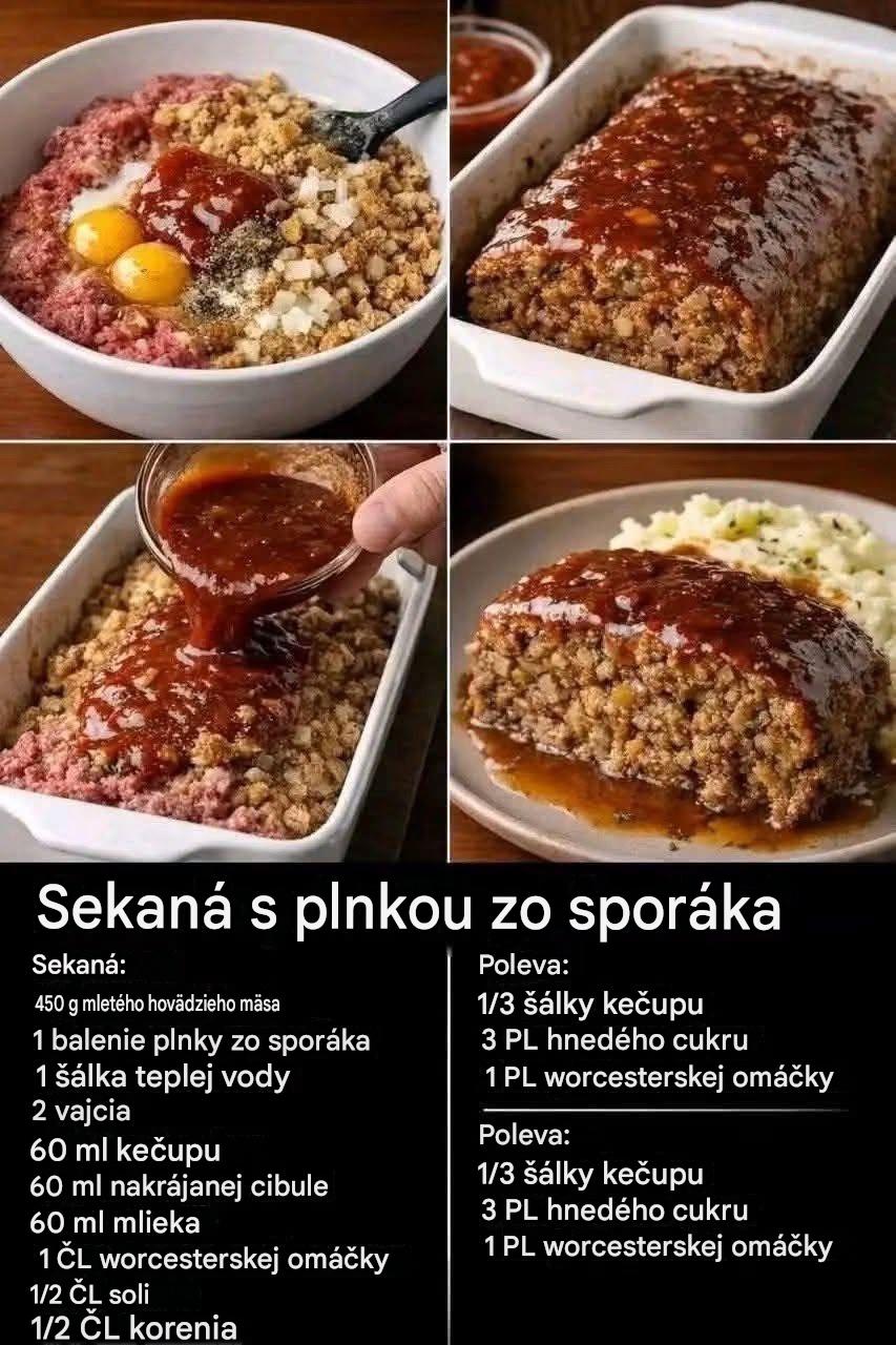 Sekaná s plnkou z varenej dosky