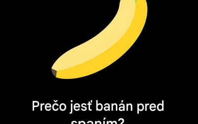 Váš ovocný košík môže skrývať tajomstvo pokojných nocí.