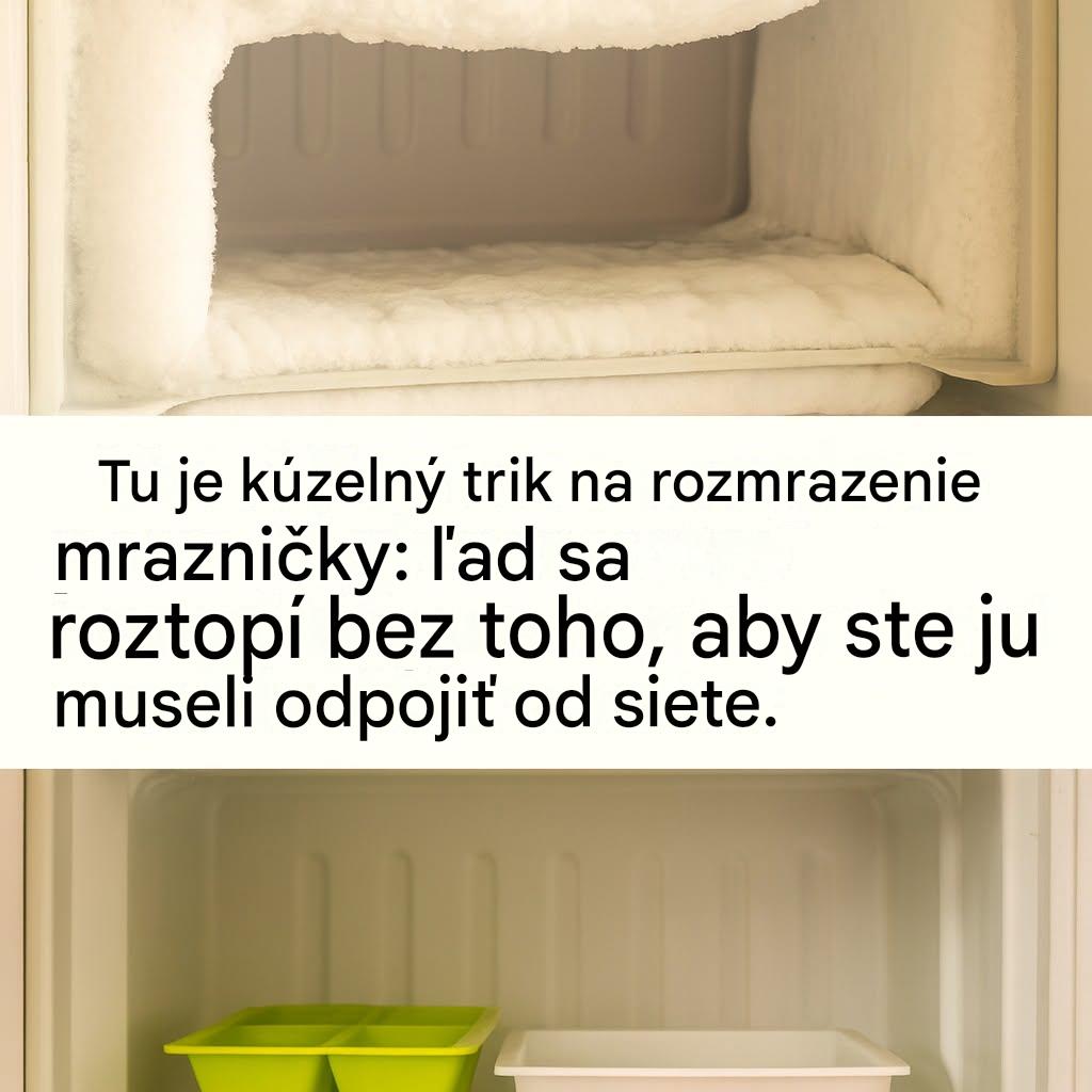 Rozmrazte mrazničku bez jej vypnutia: takto to urobíte rýchlo