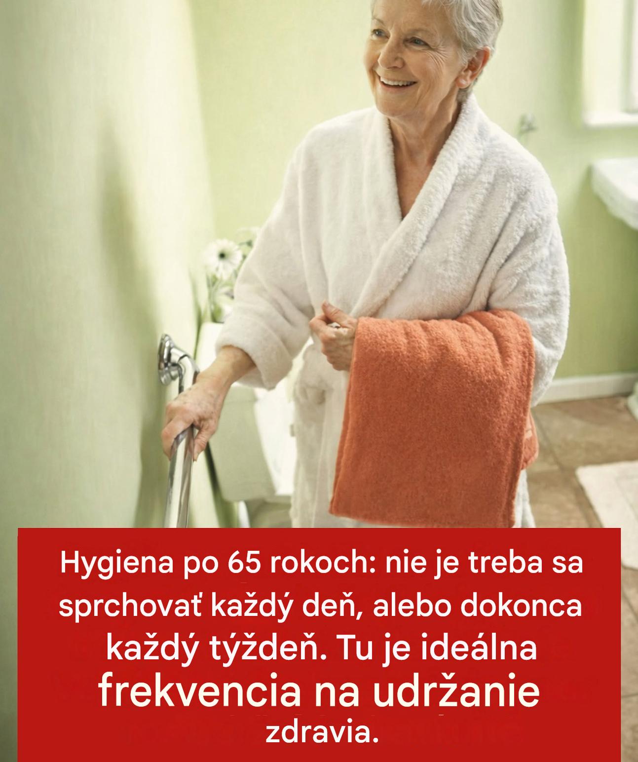 „Paradox čistoty“: prečo by menej časté sprchovanie mohlo byť kľúčom k zdravšej pleti po 65 rokoch