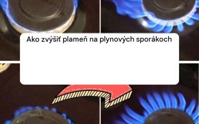 Ako zvýšiť plameň na plynových sporákoch