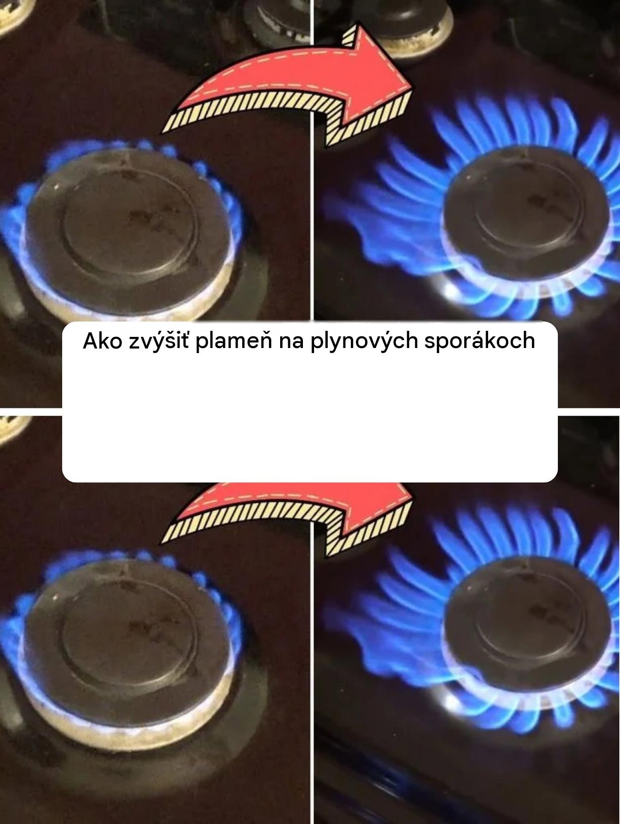 Ako zvýšiť plameň na plynových sporákoch