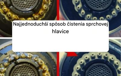 Najjednoduchší spôsob čistenia sprchovej hlavice
