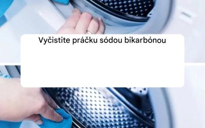 Vyčistite práčku sódou bikarbónou