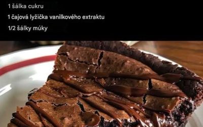 Lepkavý koláč Brownie