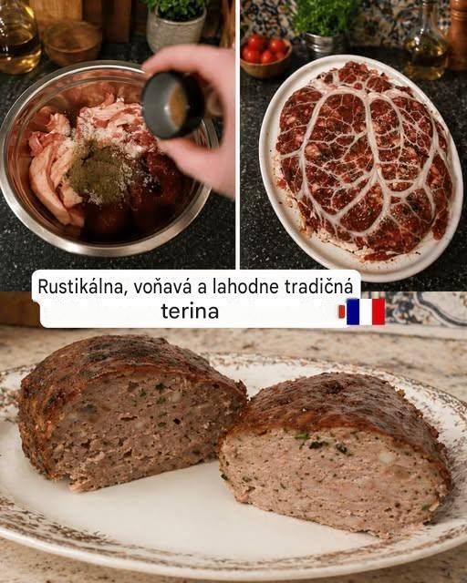 Tradičná vidiecka terina, štýl remeselníckej údeniny
