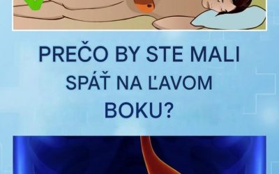 Spanie na ľavom boku: jednoduchý zvyk s prekvapivými účinkami