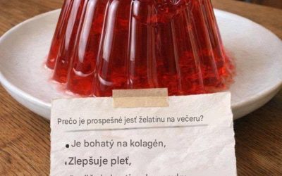 Prečo konzumovať želatínu na večeru? Zistite, ako môžete tento zdroj kolagénu začleniť do svojho denného režimu.