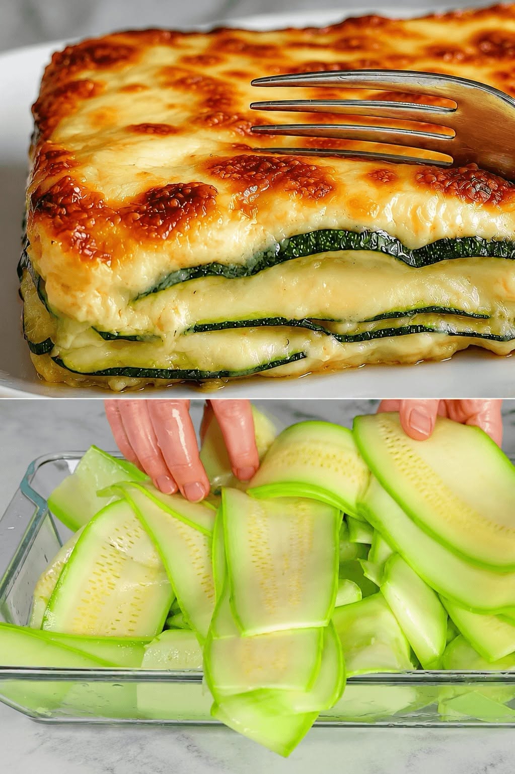 Jedno jedlo nestačilo: tento cuketový flan bol zjedený raz-dva, je mimoriadne krehký a obsahuje len asi 260 kcal.