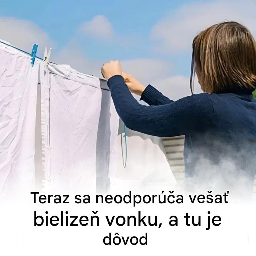 Sušenie vonku: málo známe riziko pre alergikov