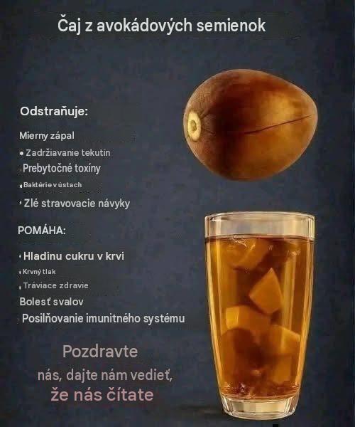 Čaj z avokádových semienok: Výhody, recept a čo by ste mali vedieť