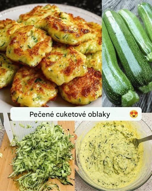 Cuketové obláčiky: jednoduchý recept na ľahké a vzdušné predjedlo
